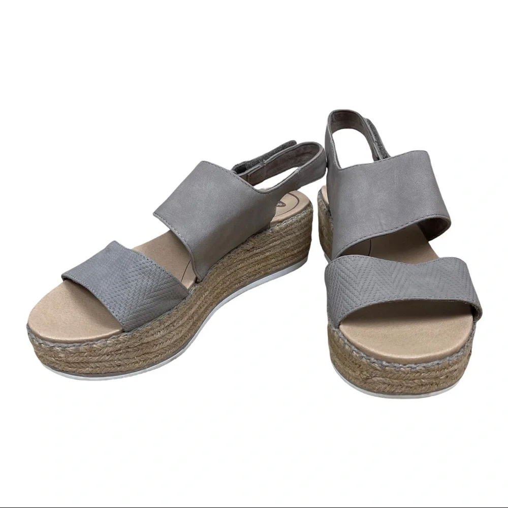 DR SCHOLL'S Cool Vibes Espadrille Wedge Sandal‎ Size 9.5